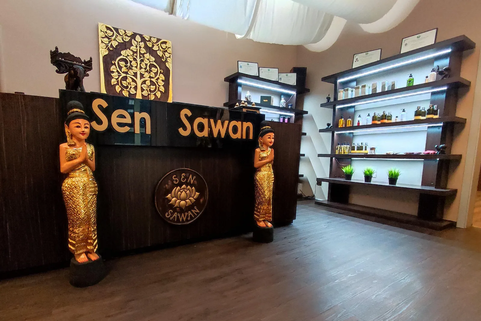 Sen Sawan | Thajské masáže Brno – interiér salonu