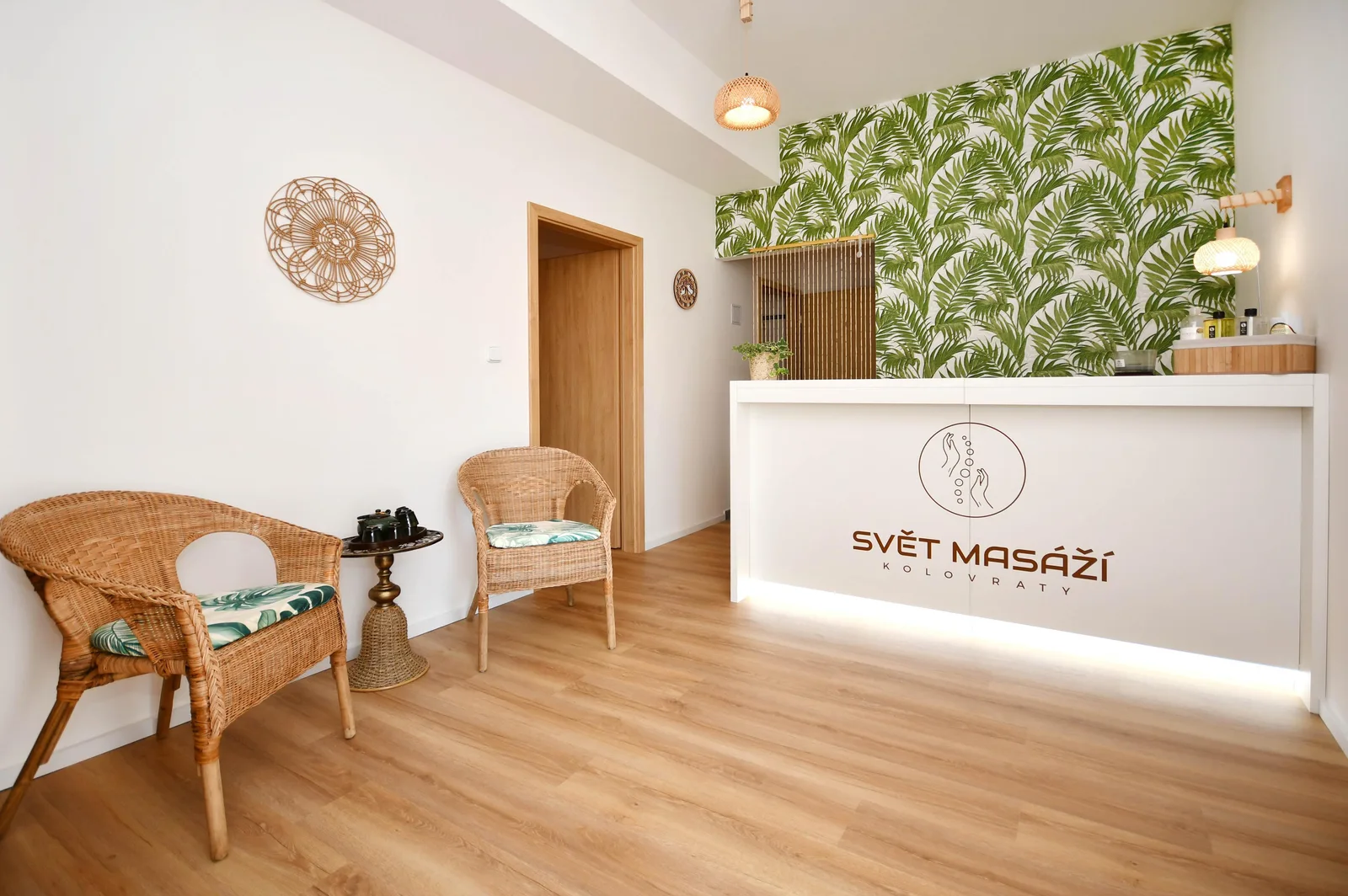 Svět masáží Kolovraty – interiér salonu