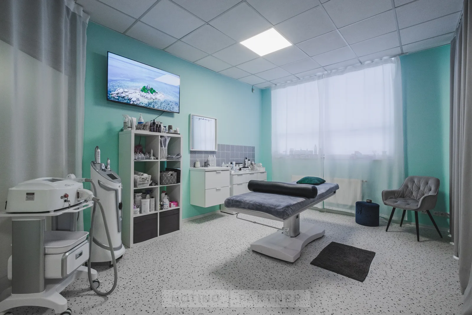 OK beauty laserová epilace – interiér salonu