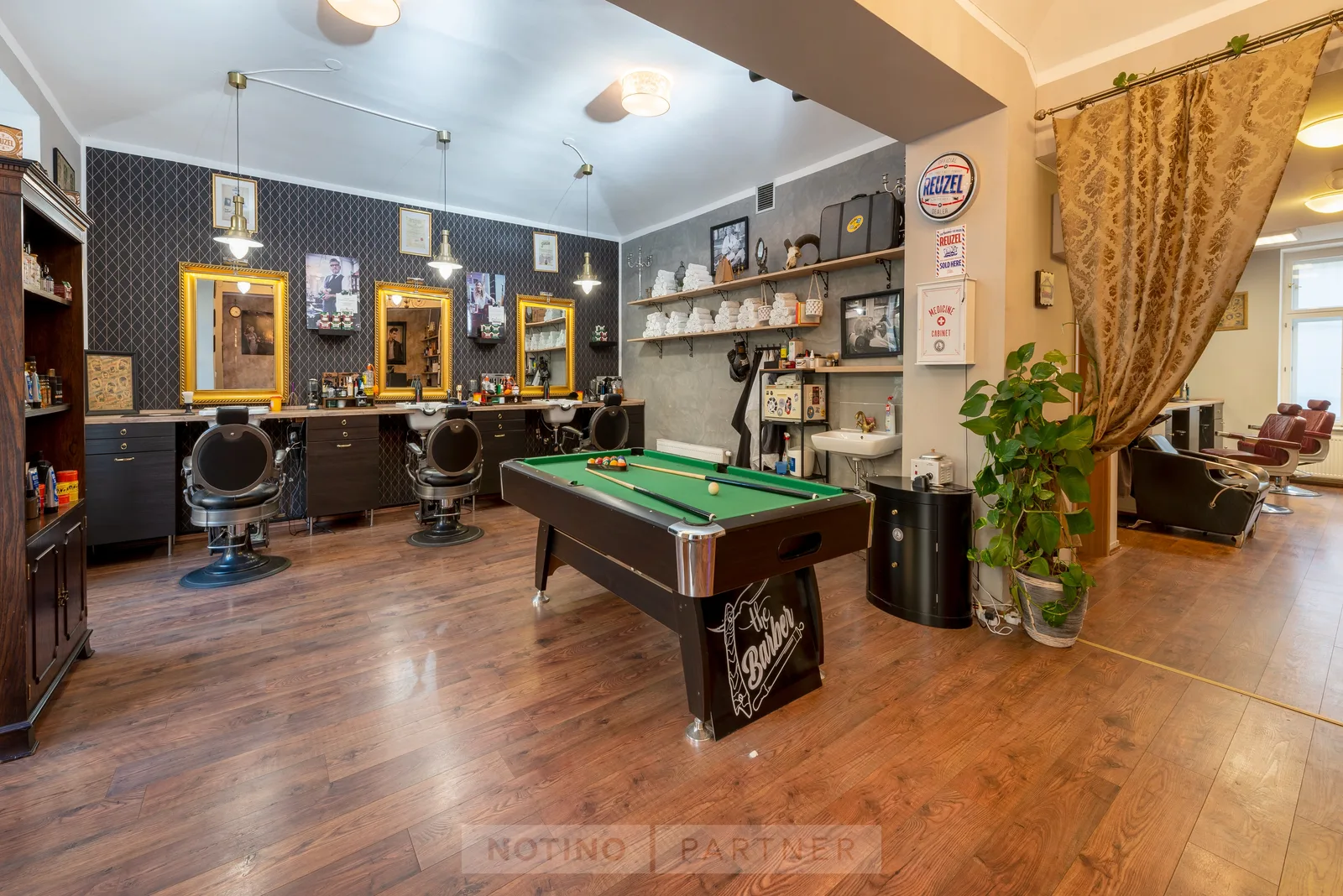 The Barber - La Barberia Italiana – interiér salonu