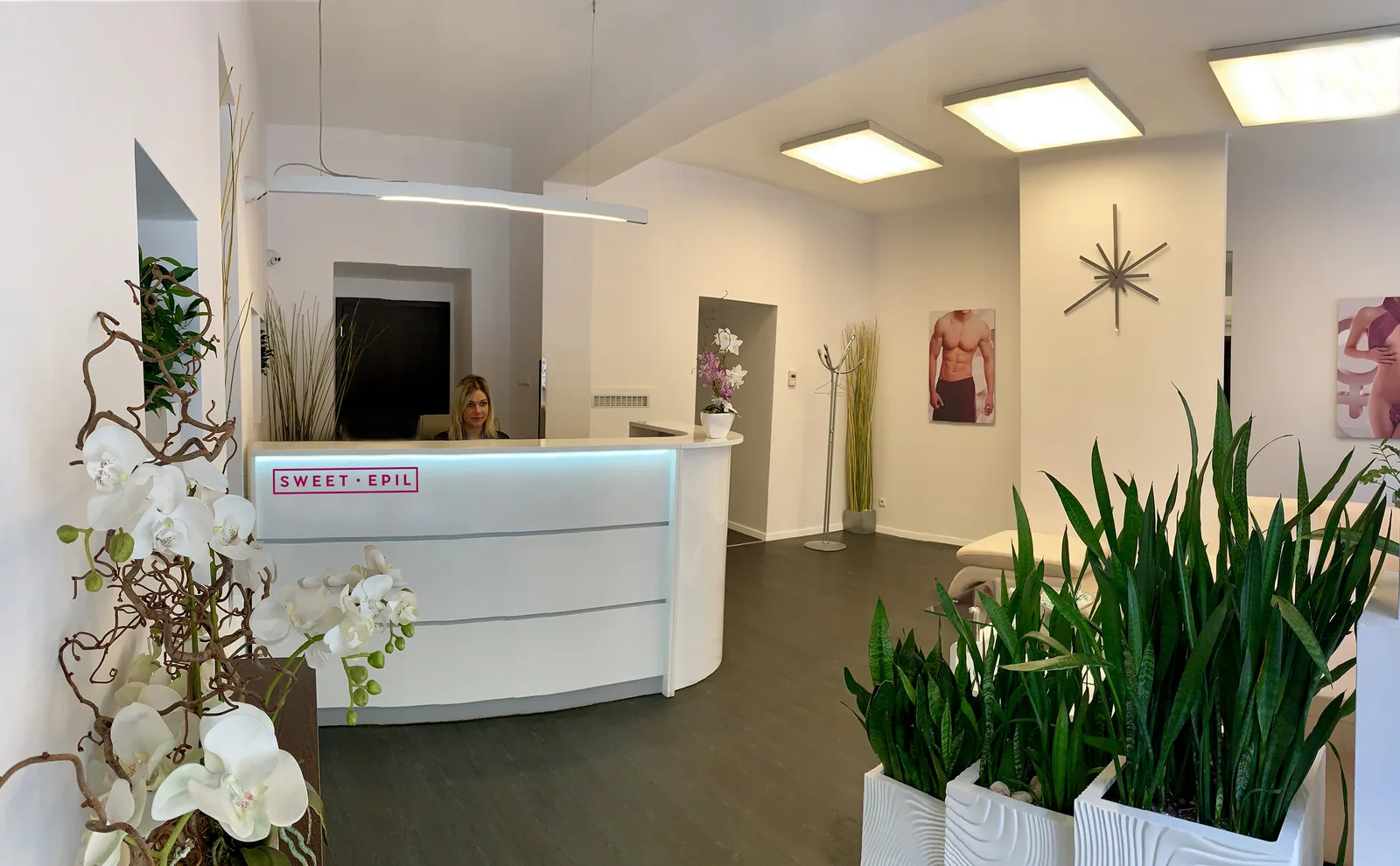 SWEET EPIL depilační studio brazilská depilace cukrovou pastou Praha – interiér salonu