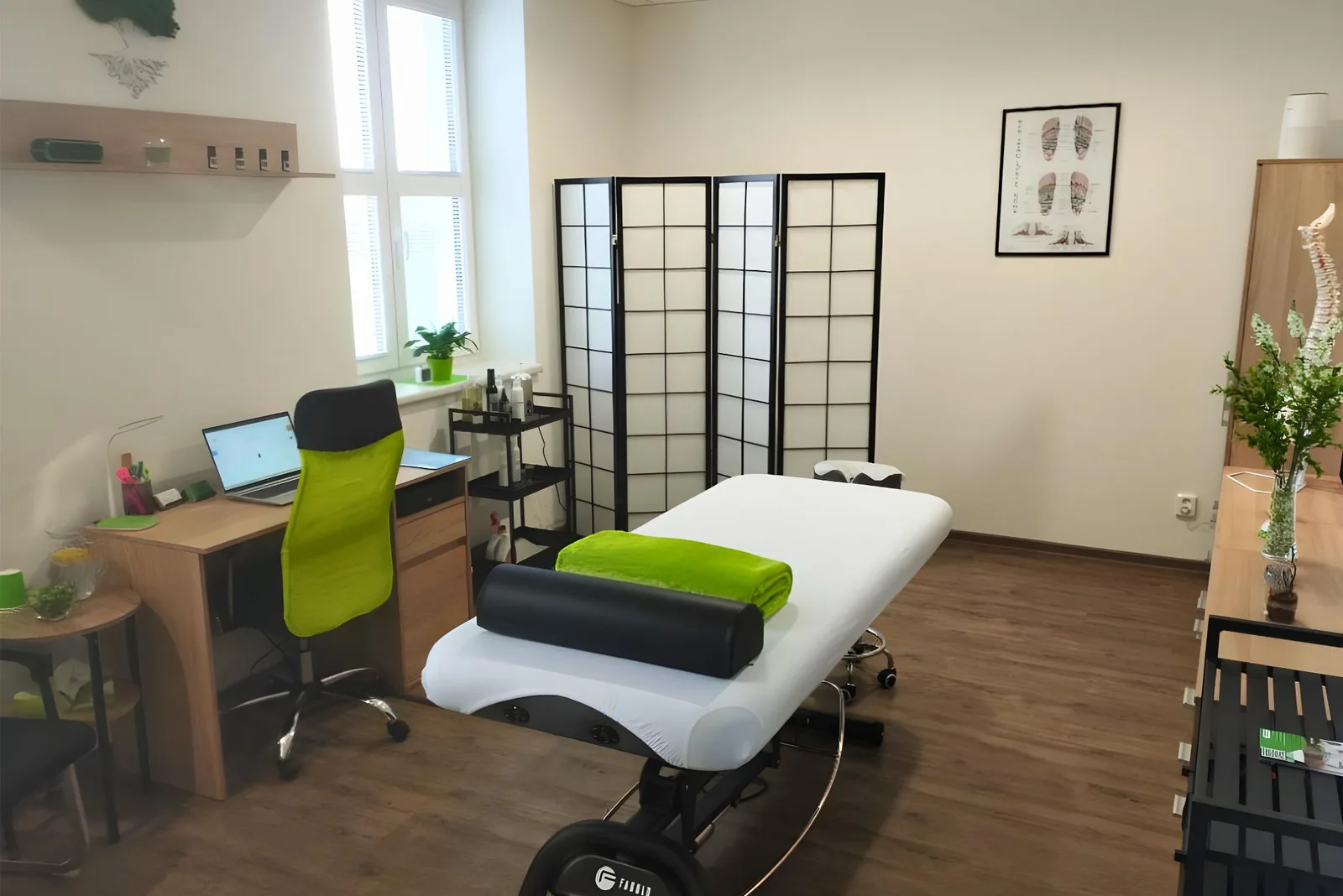 Spektram Masáže – interiér salonu