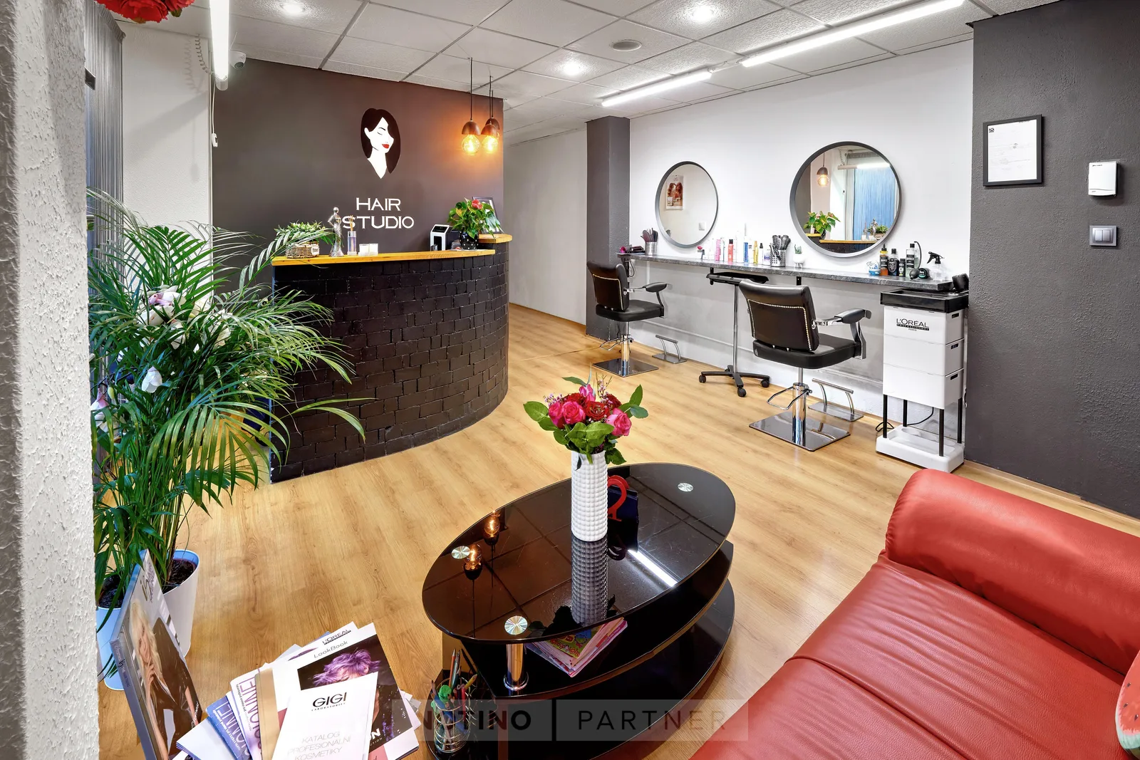 Gloss Beauty Studio – interiér salonu