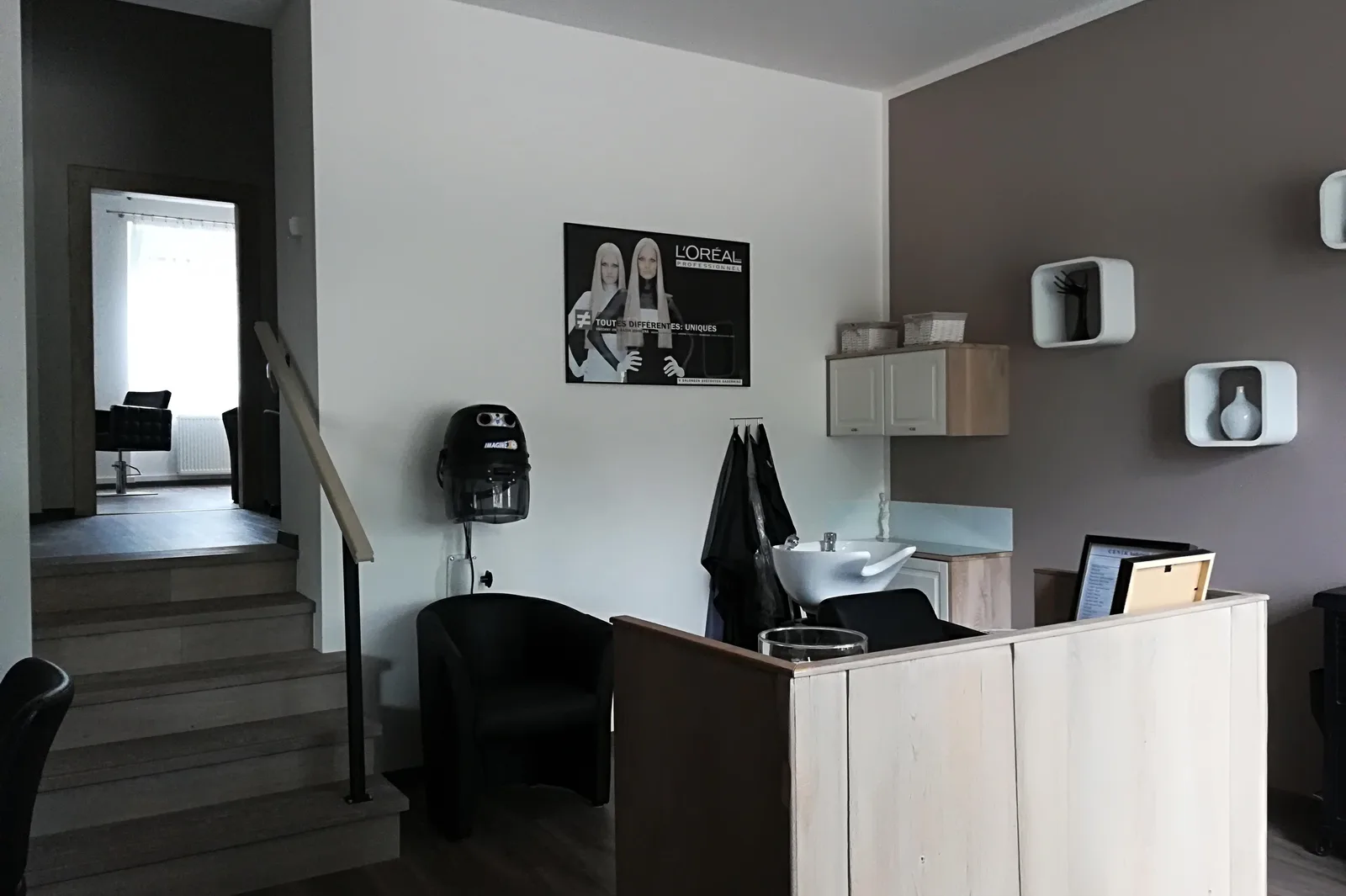 Kadeřnictví Elegant Plzeň - Bory – interiér salonu