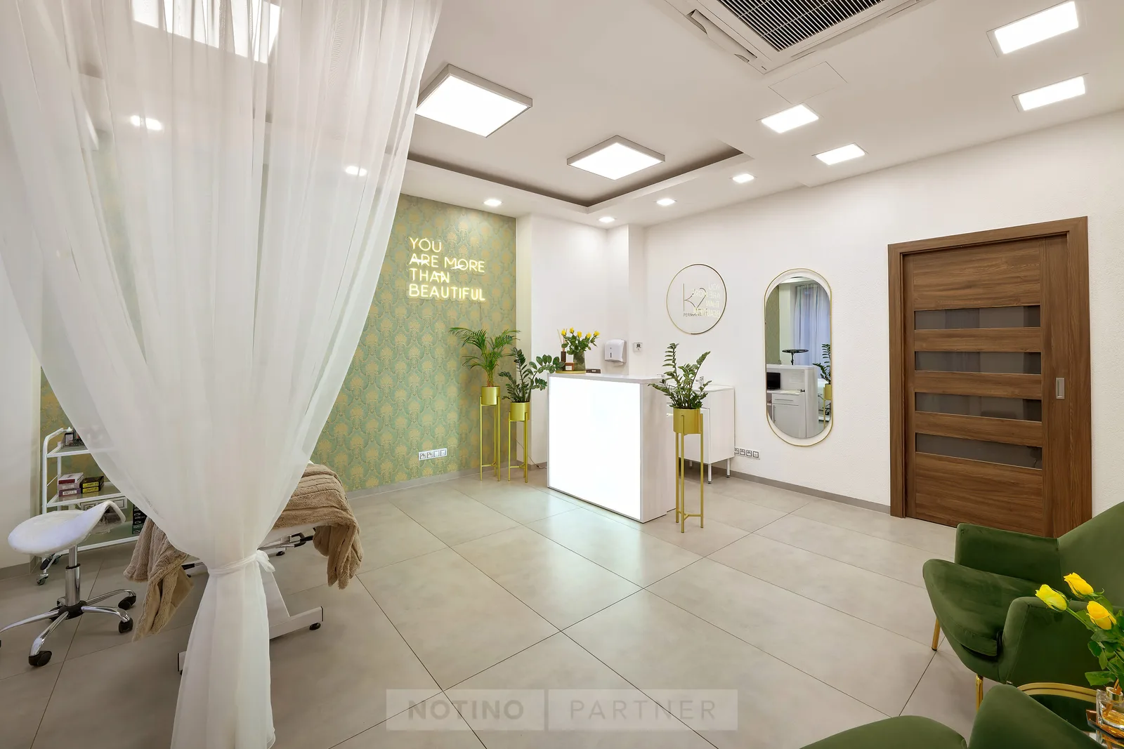 K2beauty OLIVA – interiér salonu