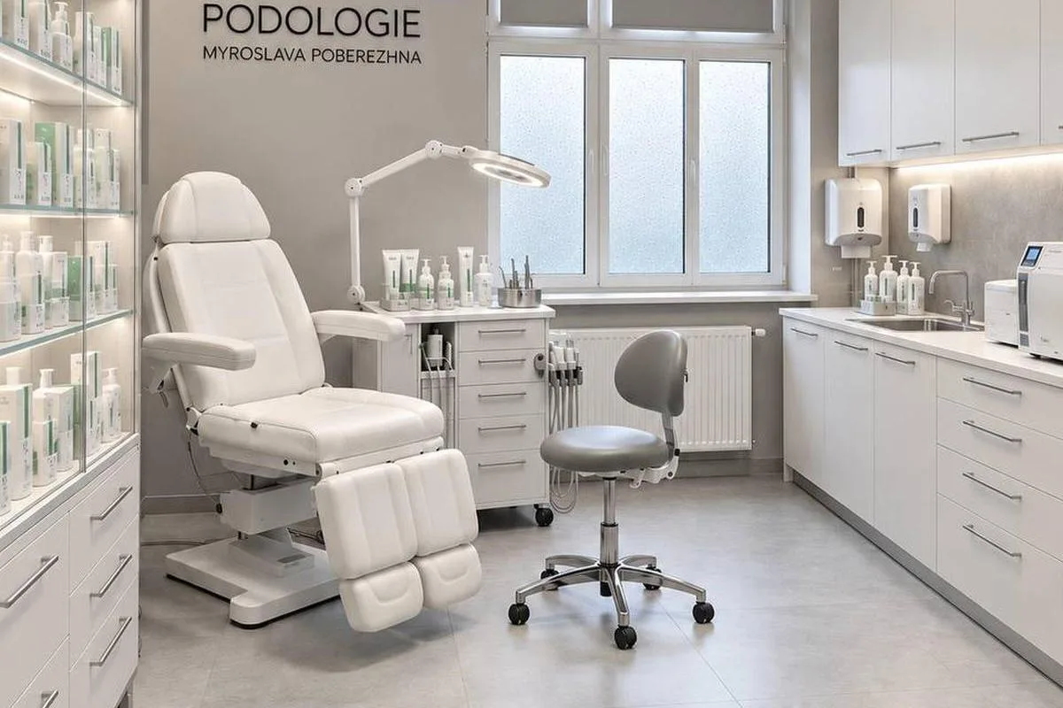 Podologie Myroslava Poberezhna – interiér salonu