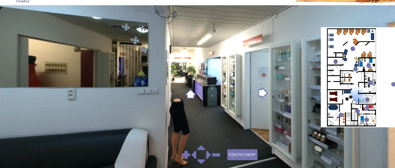 Centrum Zdraví A Krásy – interiér salonu