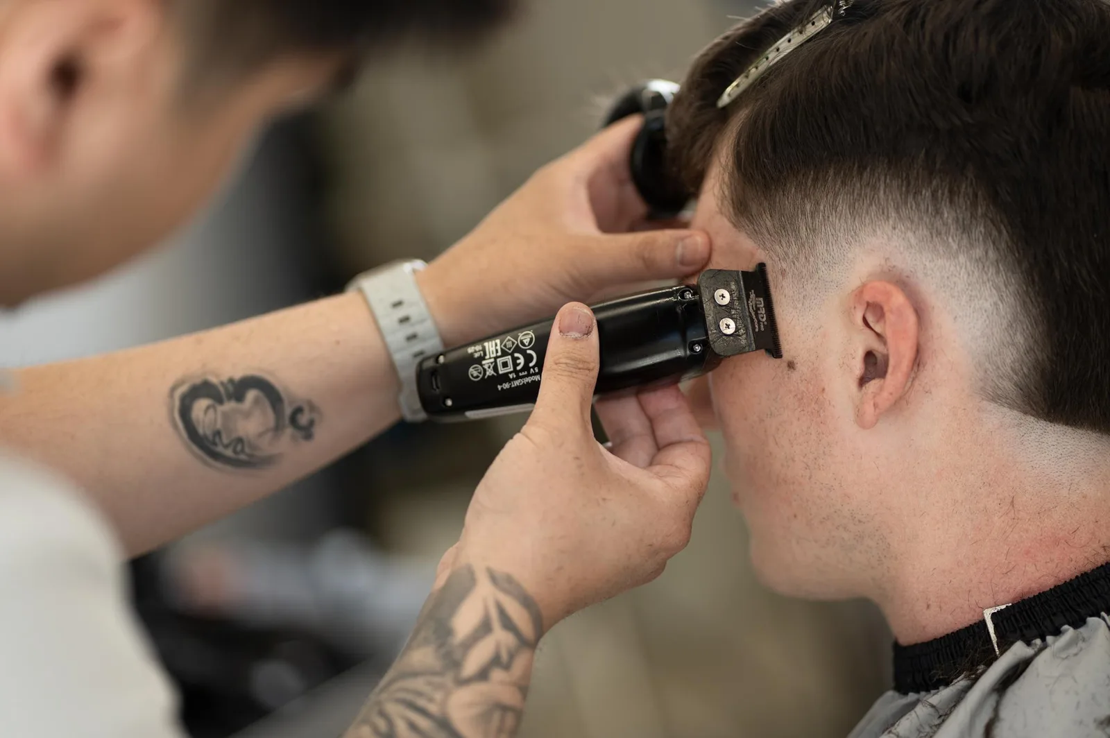 Fade střih – ukázka práce, HISFLOW Barbershop