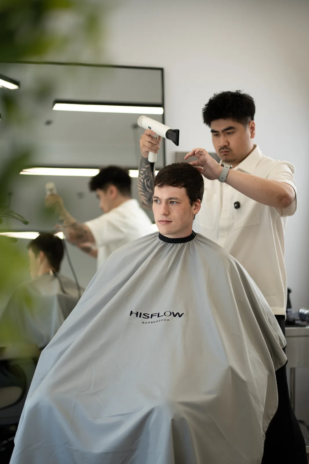 Fade střih – ukázka práce, HISFLOW Barbershop