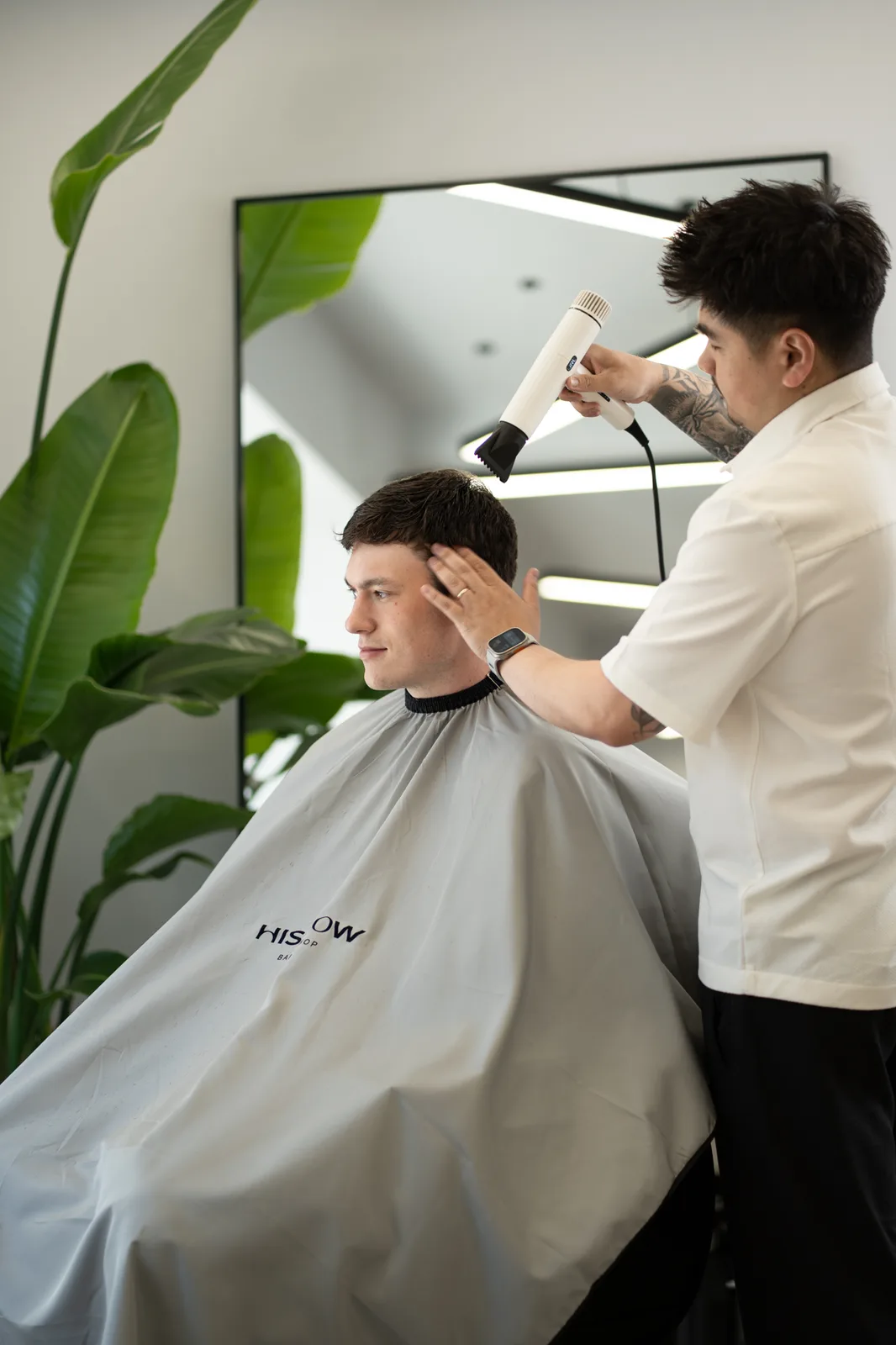 Foukaná – ukázka práce, HISFLOW Barbershop