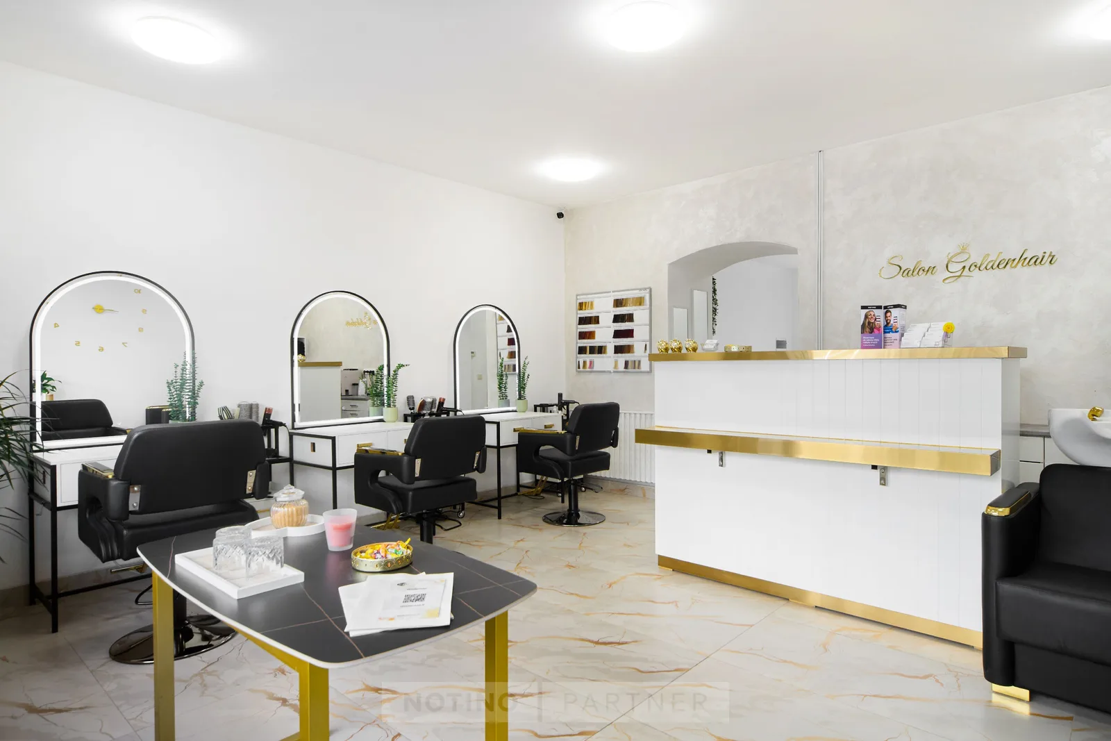 Salon Goldenhair - Milady Horákové – interiér salonu