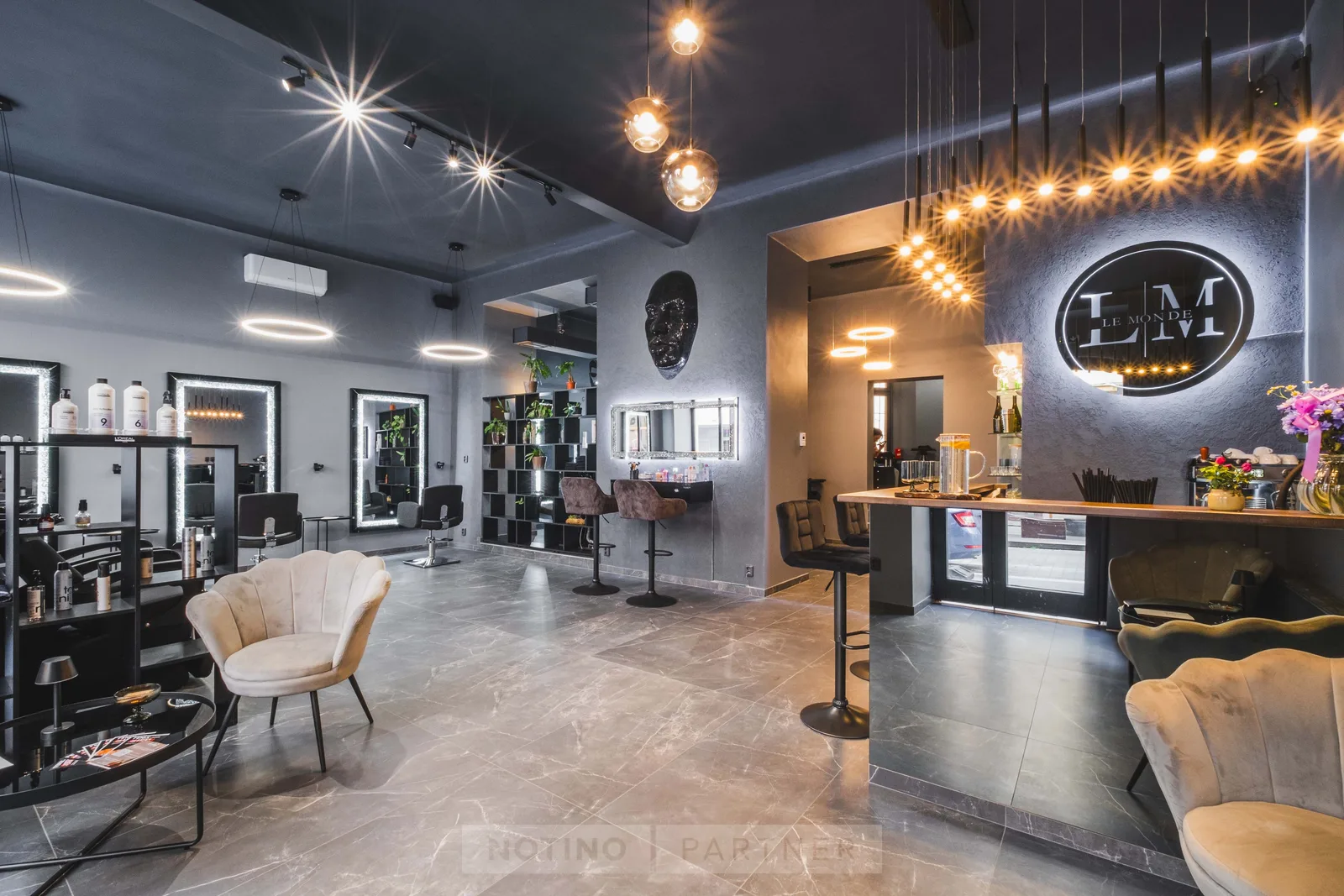 Le Monde beauty center – interiér salonu