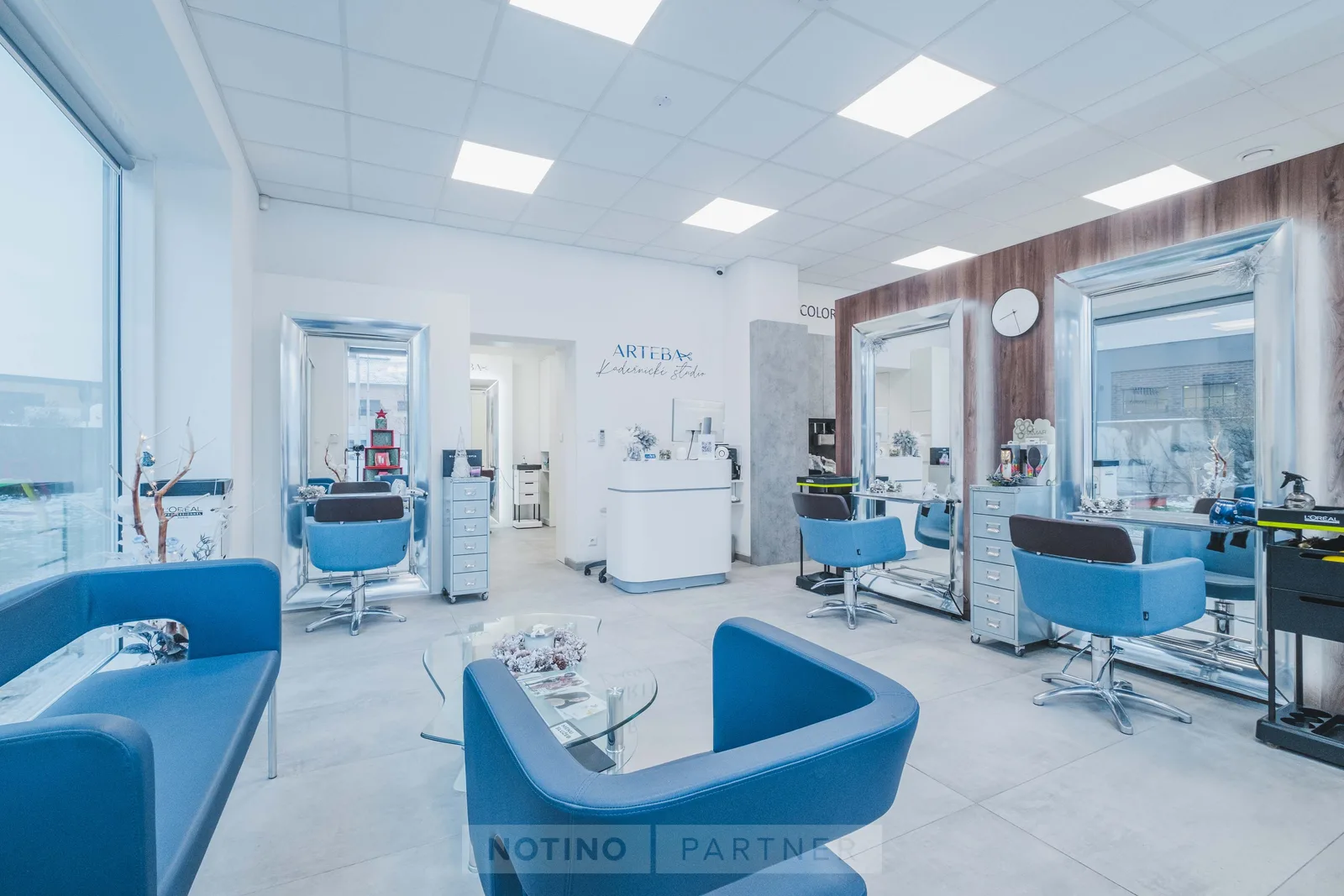 ARTEBA - Kadeřnické studio – interiér salonu
