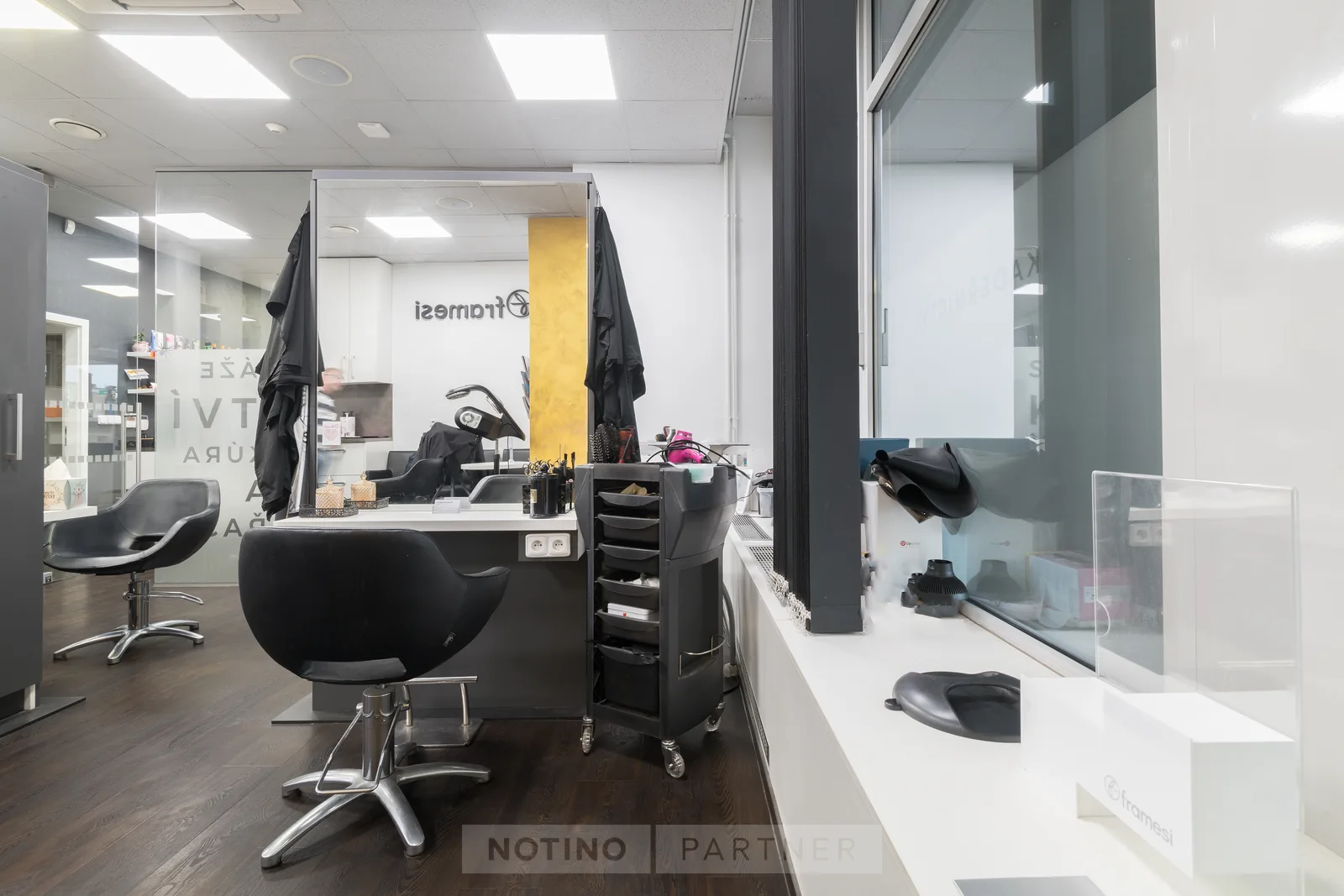 LUCIE GRYGERKOVÁ HAIR SALON – interiér salonu