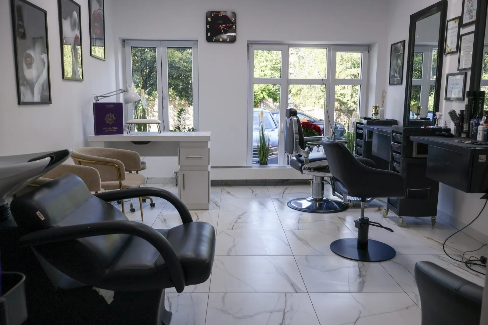 Kadeřnictví Nstyle – interiér salonu