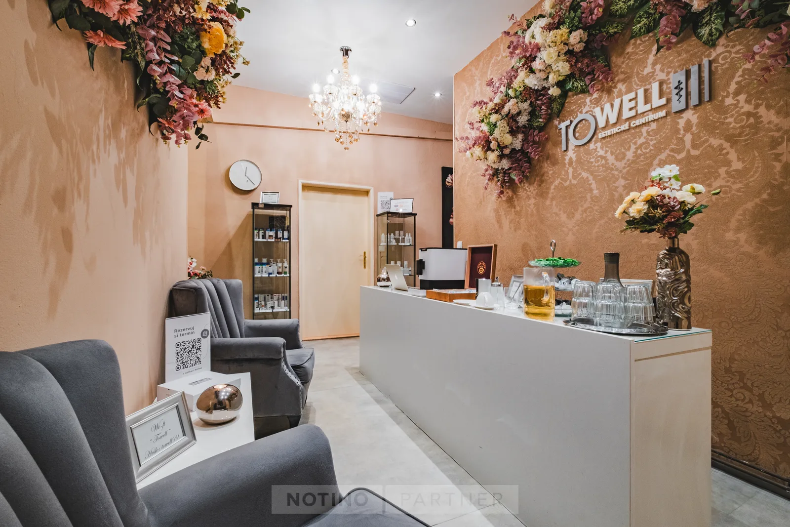 Estetické centrum ToWell Brno – interiér salonu