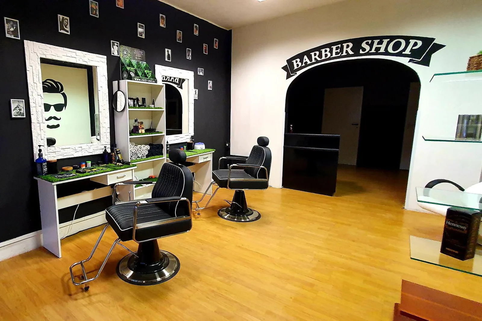 Amigo Barber Bruntál – interiér salonu