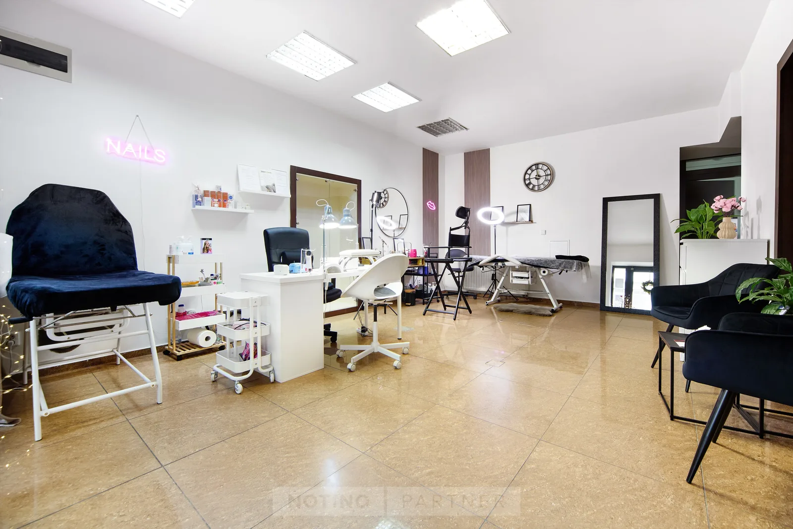 Horodianina nails Brno | Manikúra & Pedikúra – interiér salonu