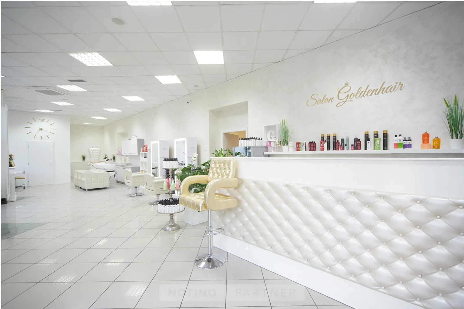 Salon Goldenhair - Kounicova – interiér salonu