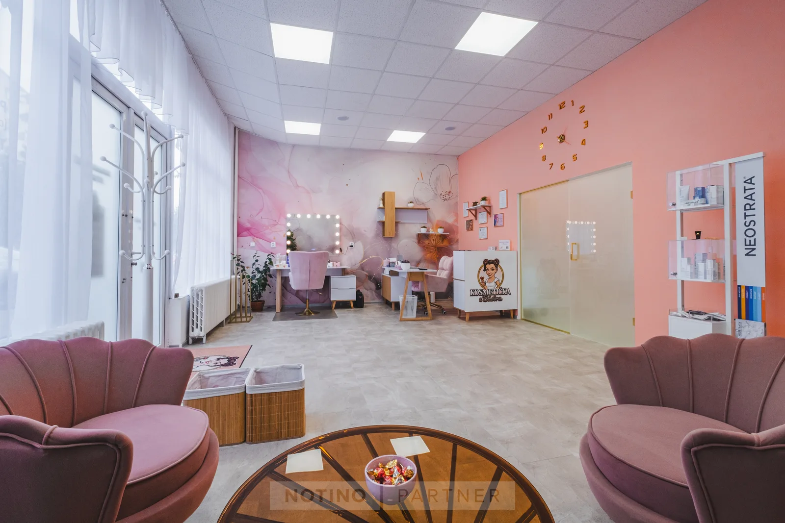 Kosmetička z Bástru – interiér salonu