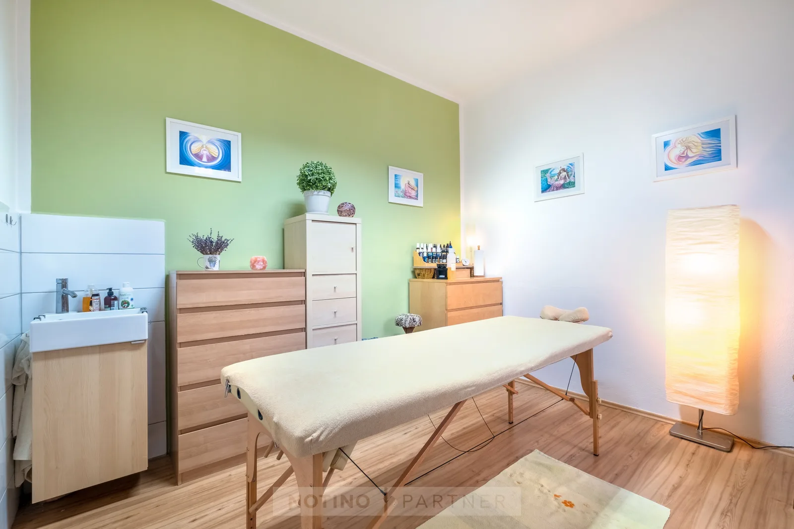 Masáže - Hojivá síla doteku – interiér salonu