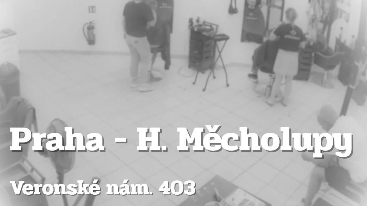 Střihomat – interiér salonu