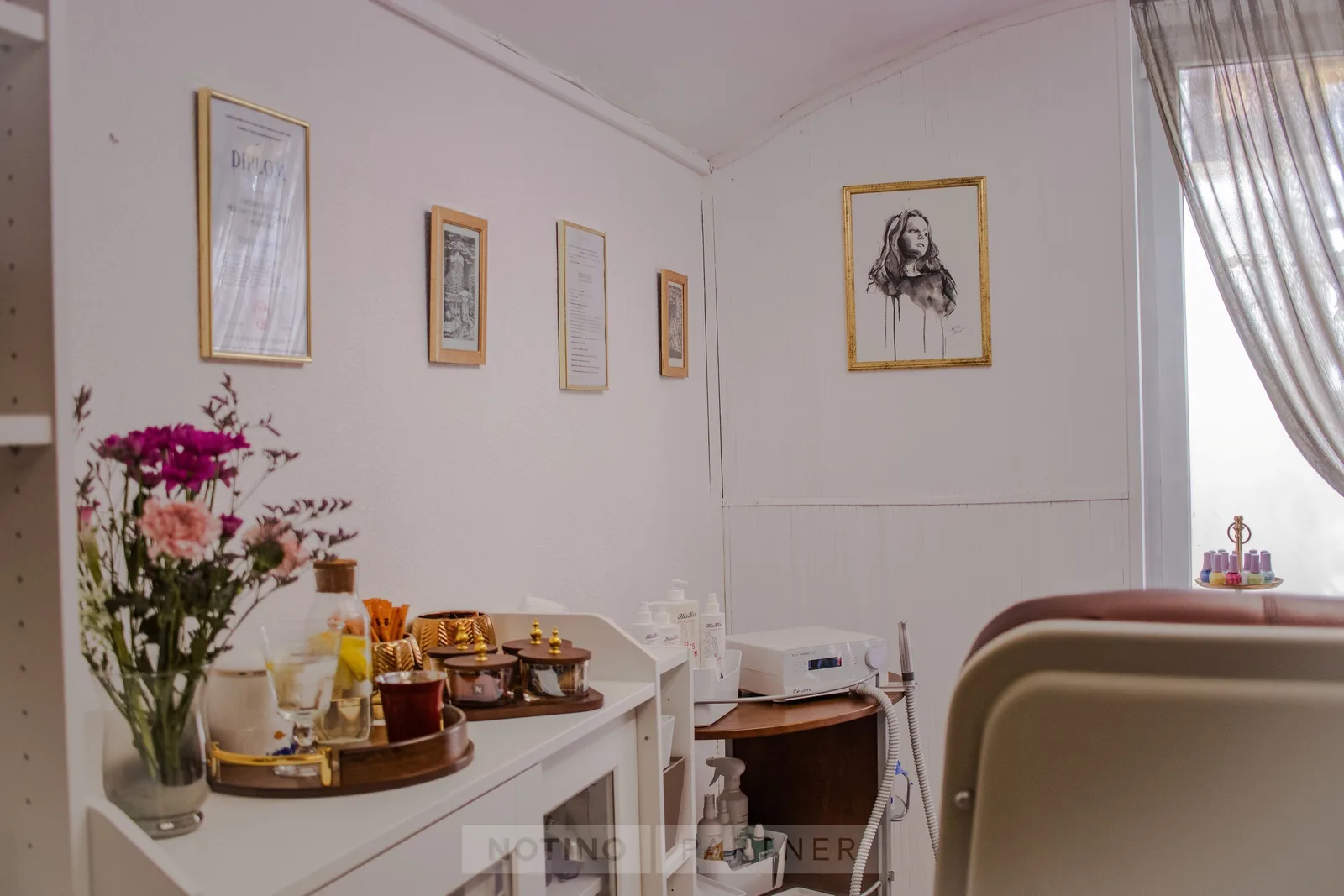 Azeretka pedikúra – interiér salonu