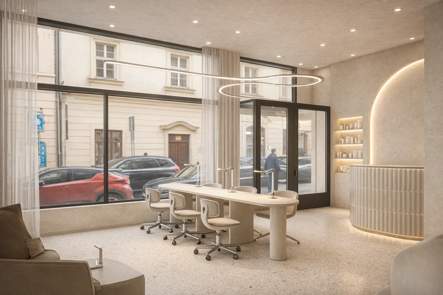 chu. Panská – interiér salonu