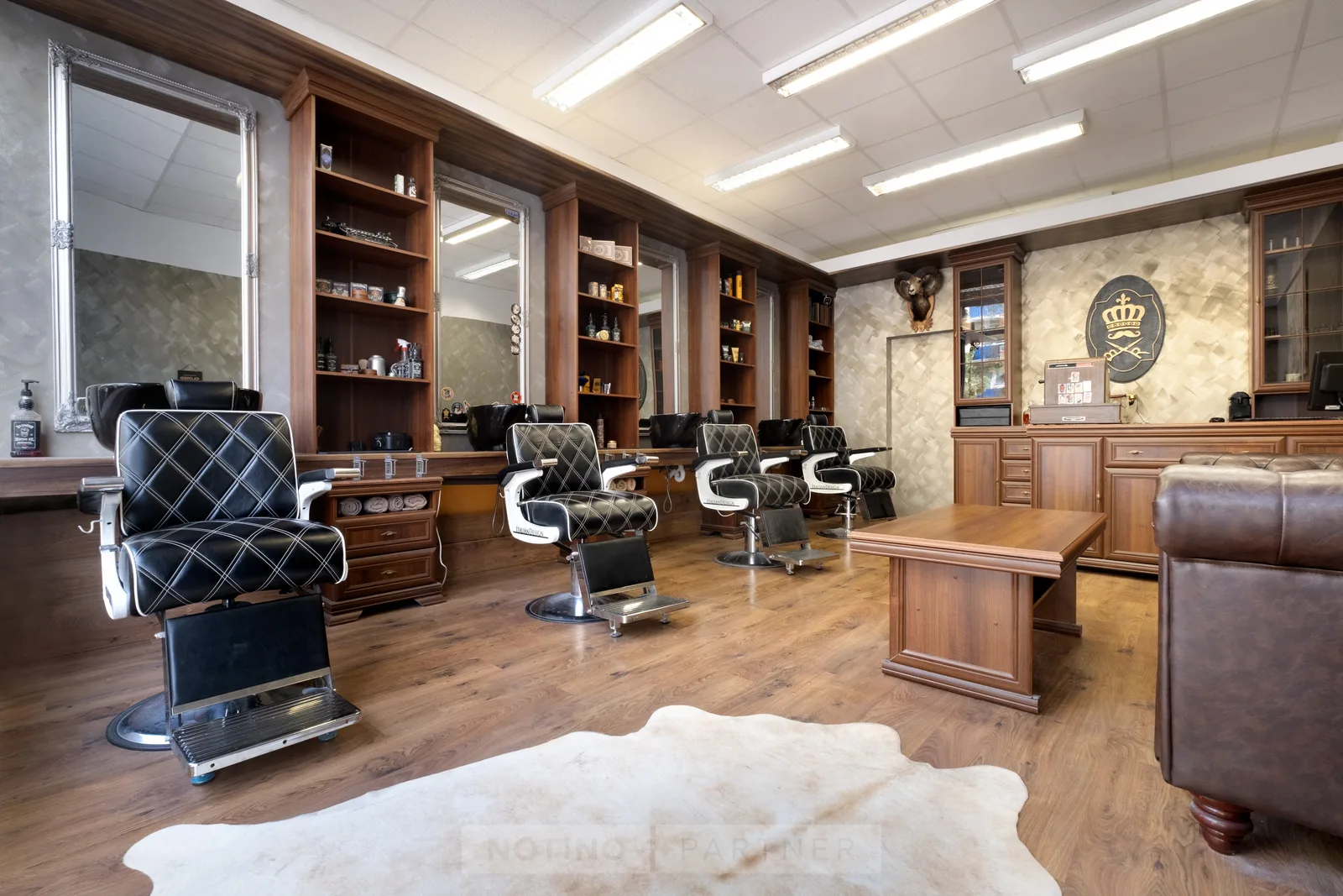 ROYAL BARBER & SHOP Brno - Bystrc Albert – interiér salonu