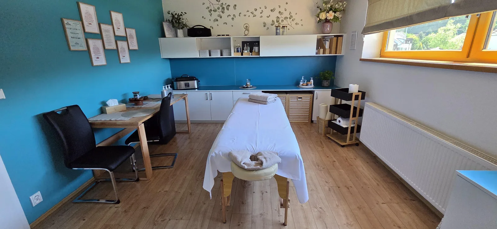 Masáže TOUCH – interiér salonu