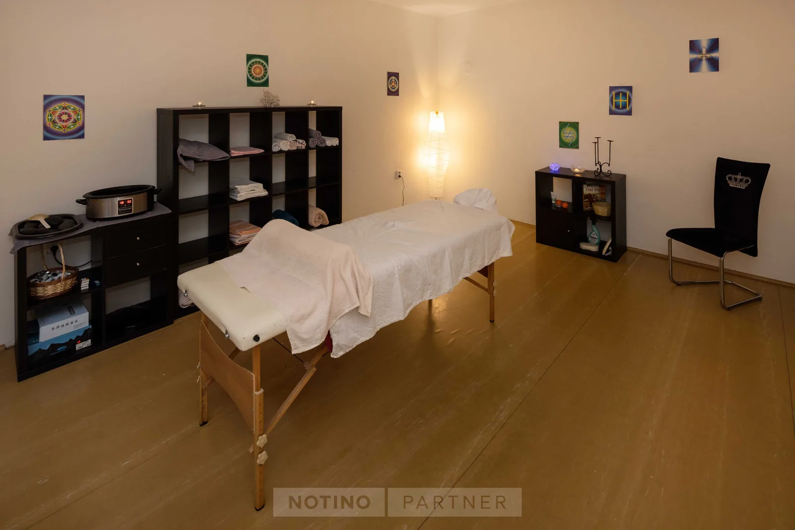 Oáza regenerace zdraví – interiér salonu