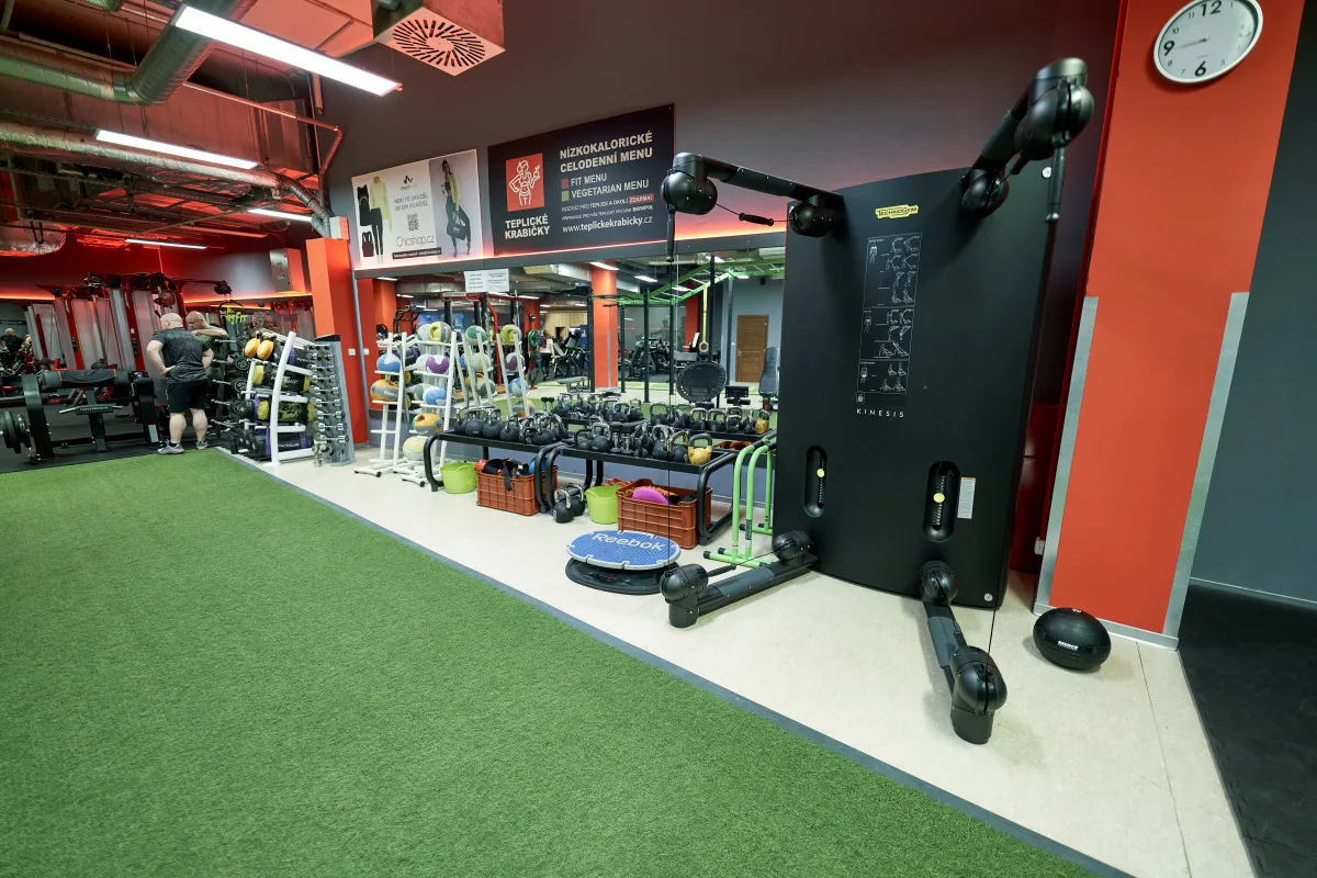 Fitness Wellness Fontána – interiér salonu