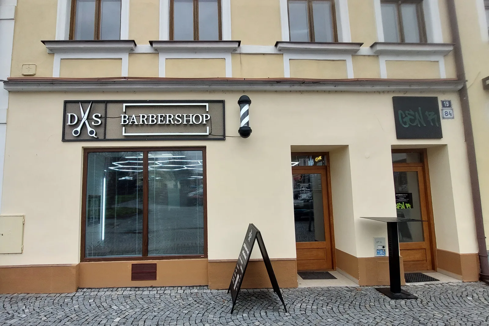 DS Barbershop Čáslav – fotografie salonu