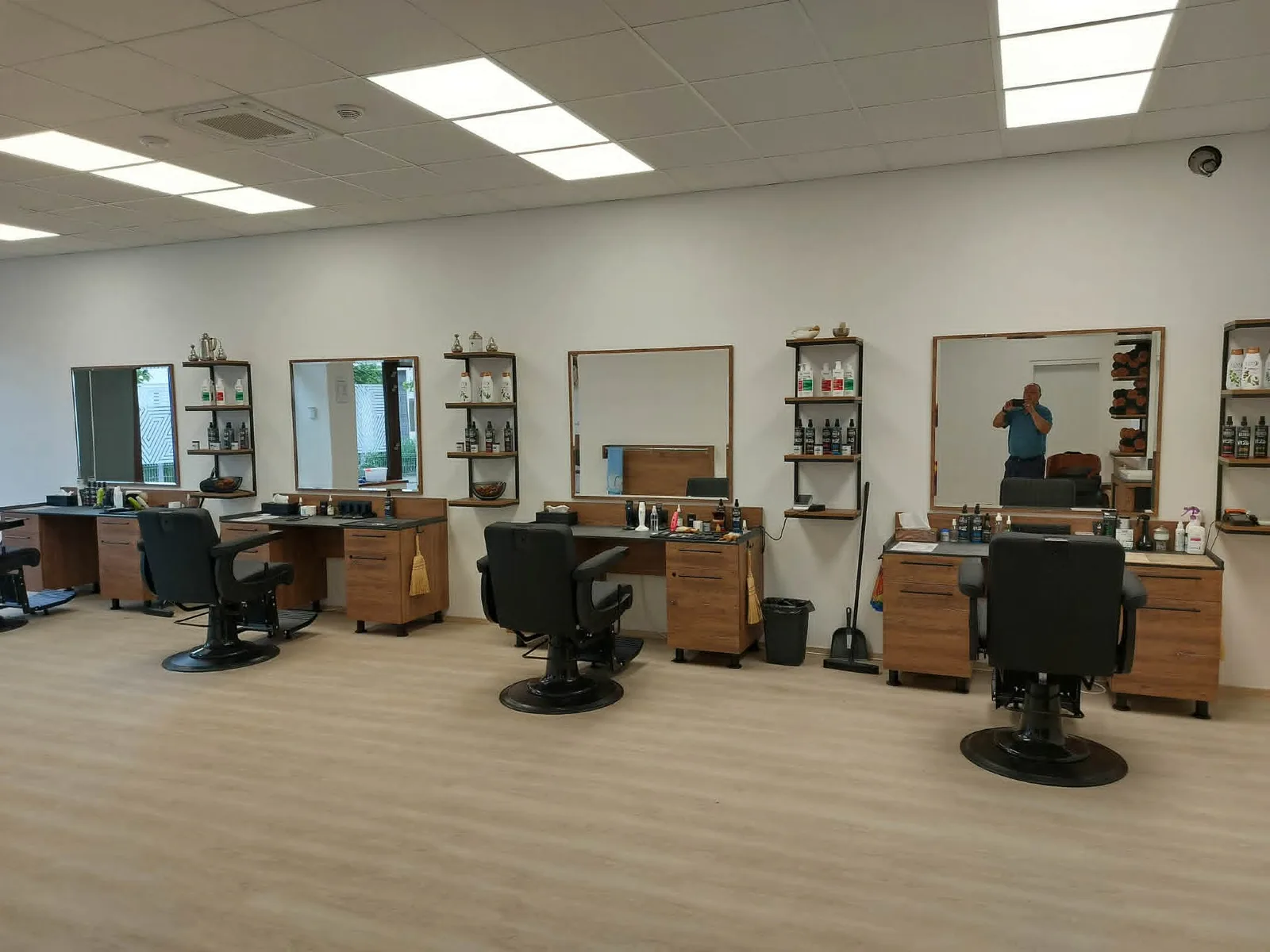 Pánské kadeřnictví Adam – interiér salonu