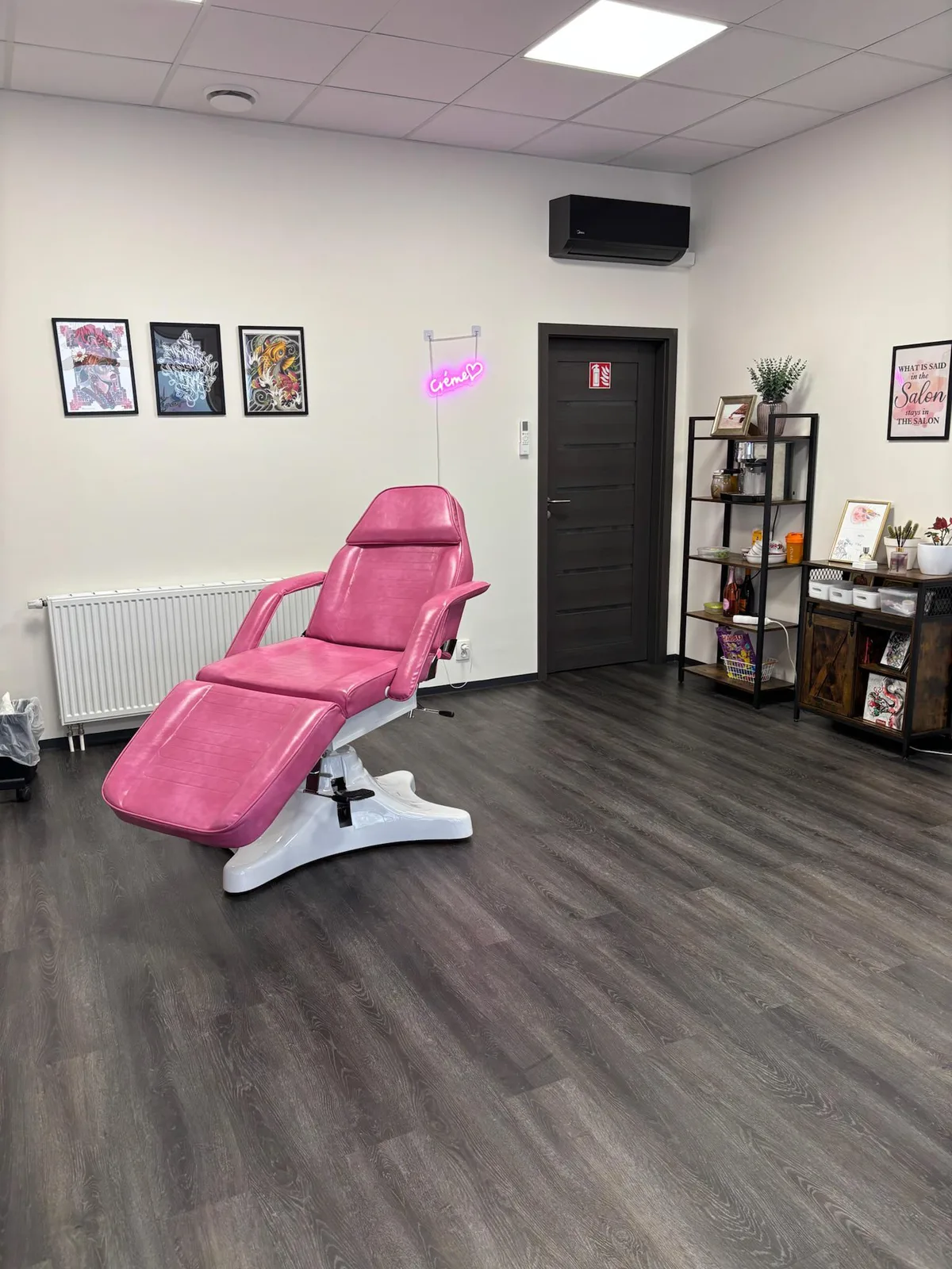 Tattoo de la Créme – interiér salonu