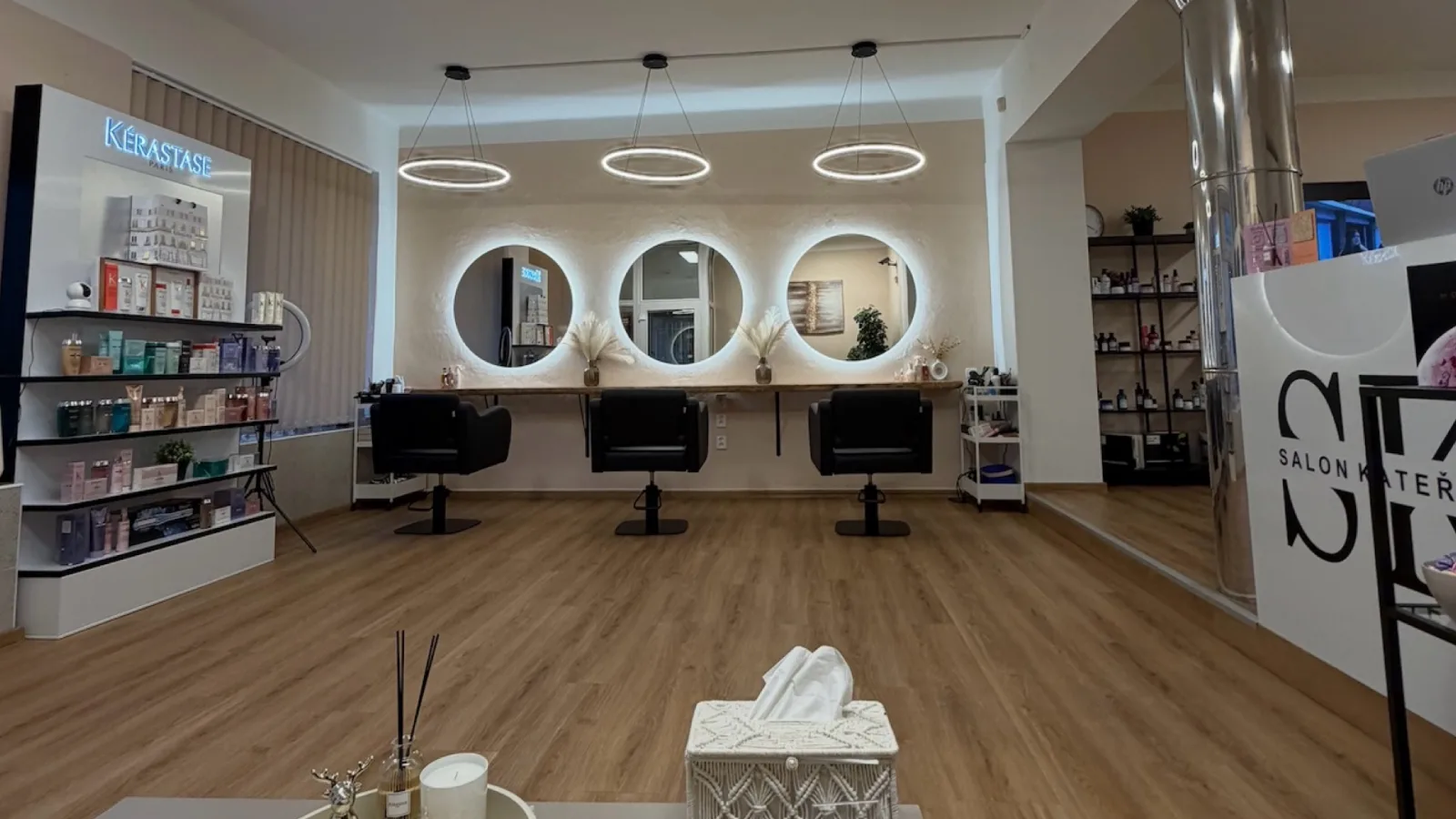 Kadeřnice Kateřina Abelová – interiér salonu
