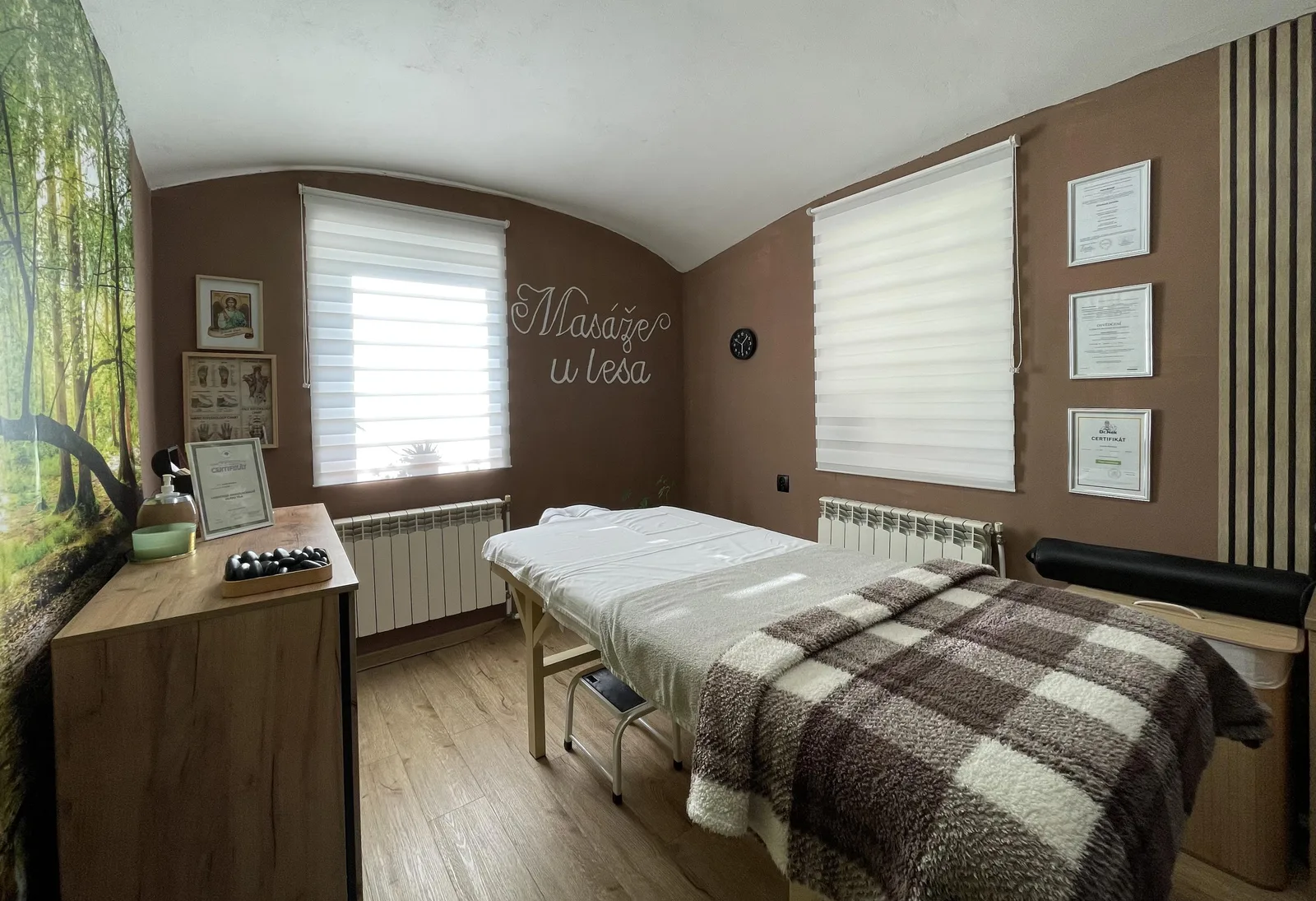 Havířov Masáže u lesa – interiér salonu