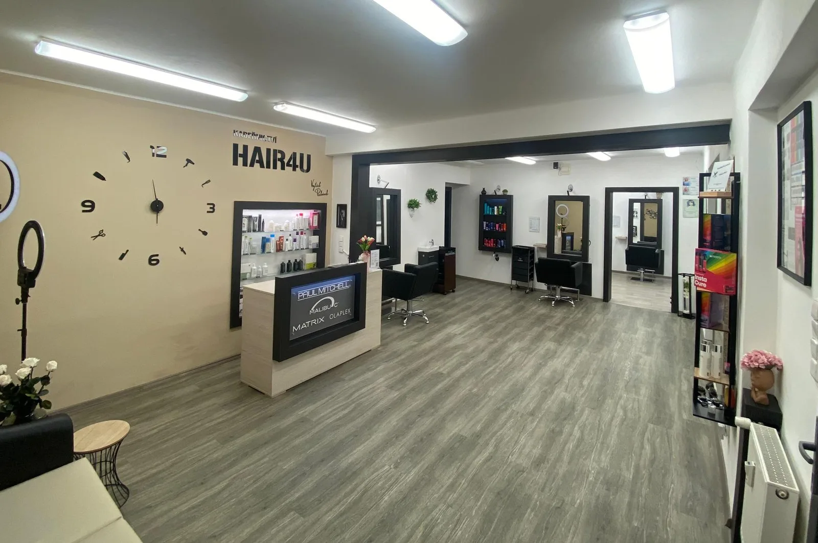 Kadeřnictví Hair4U – interiér salonu