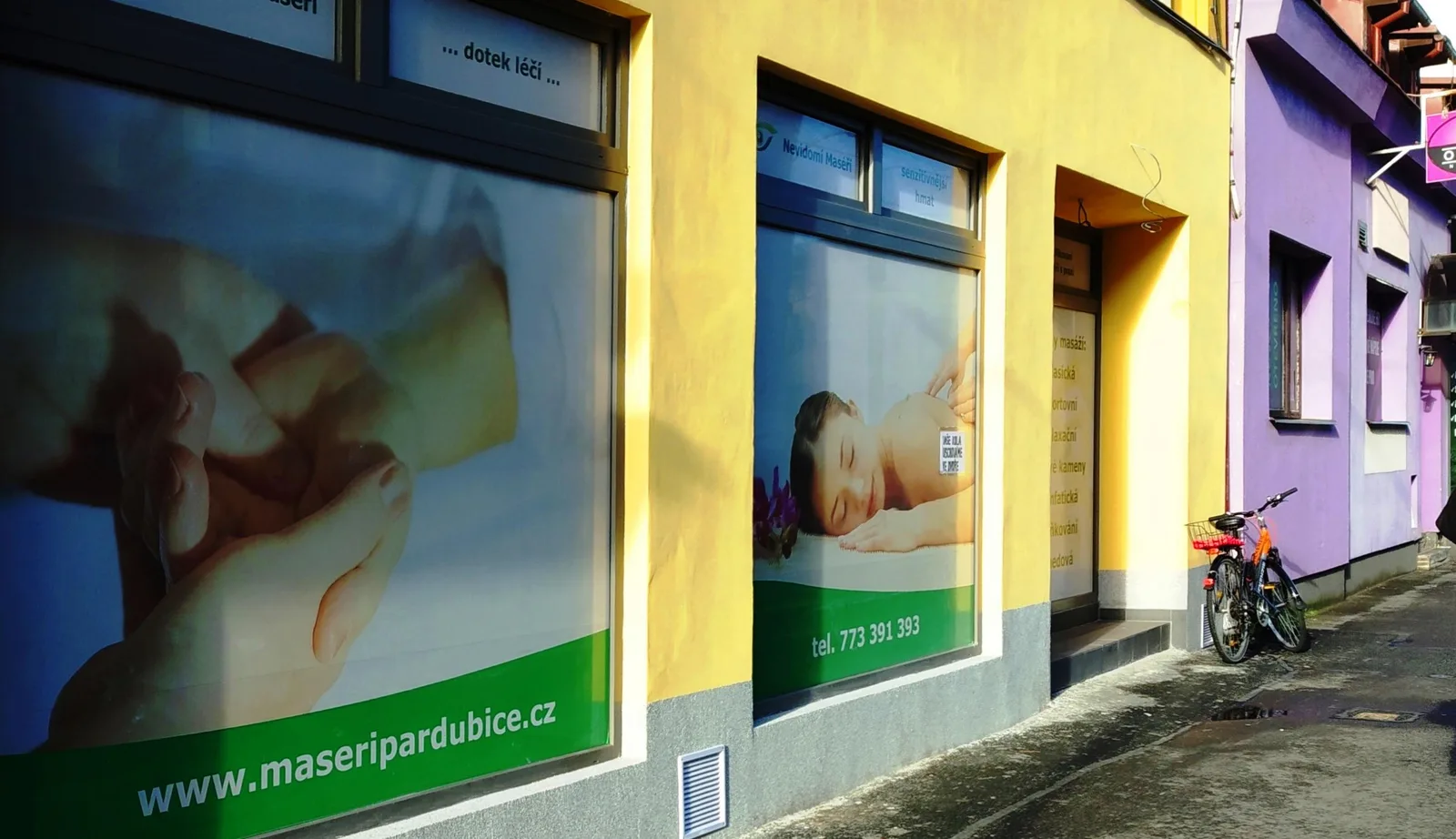 Nevidomí maséři Pardubice – fotografie salonu
