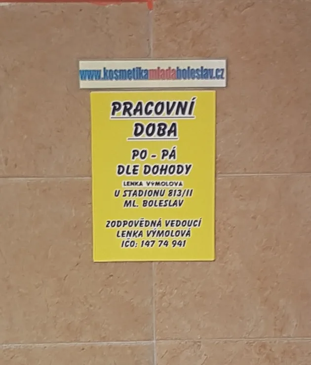 Kosmetika Lenka Výmolová – fotografie salonu
