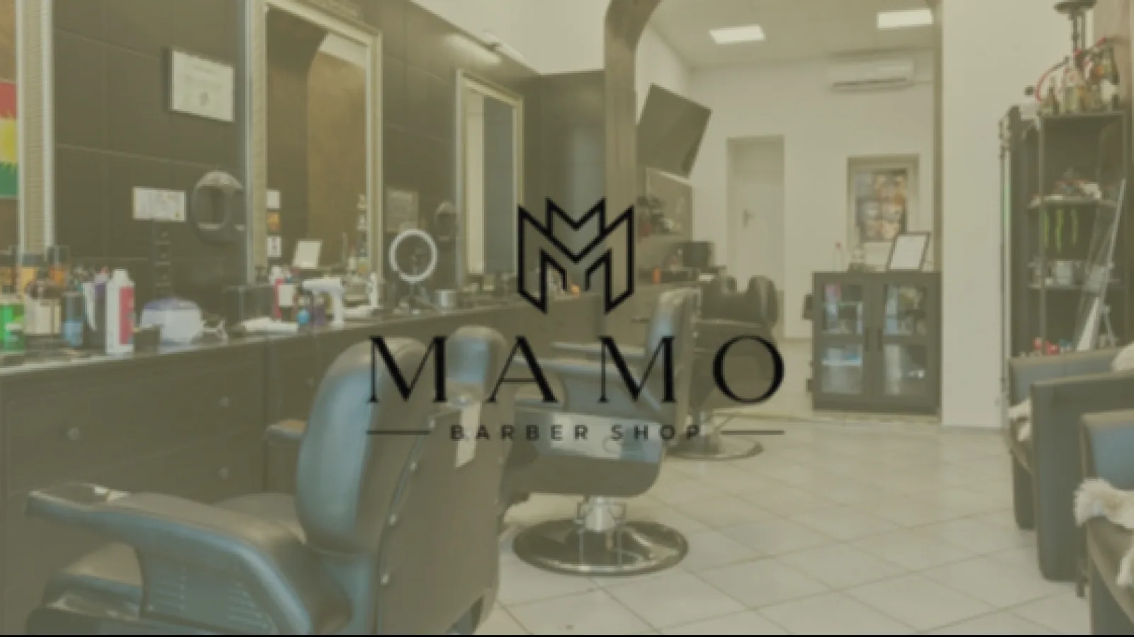 Mamo Barber Shop – interiér salonu