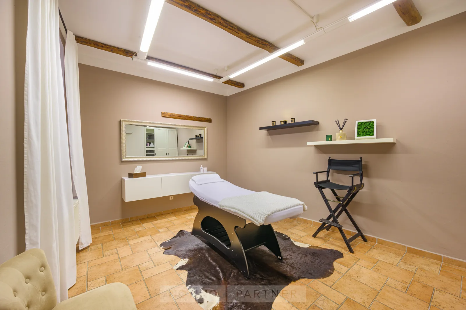 kosmetický salon KV Brow bar – interiér salonu