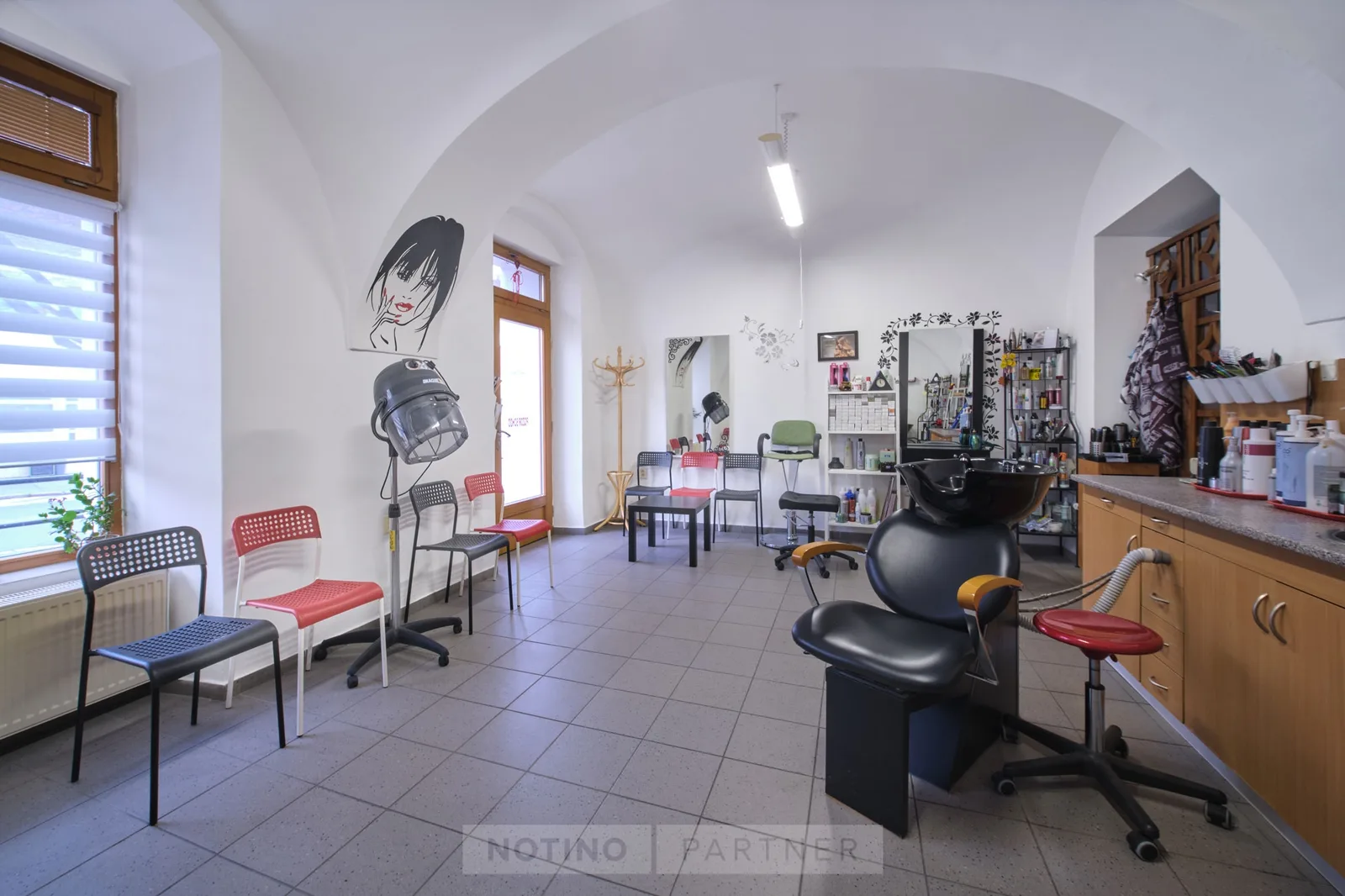 Kadeřnictví při cestě Jitka Vorlíčková – interiér salonu
