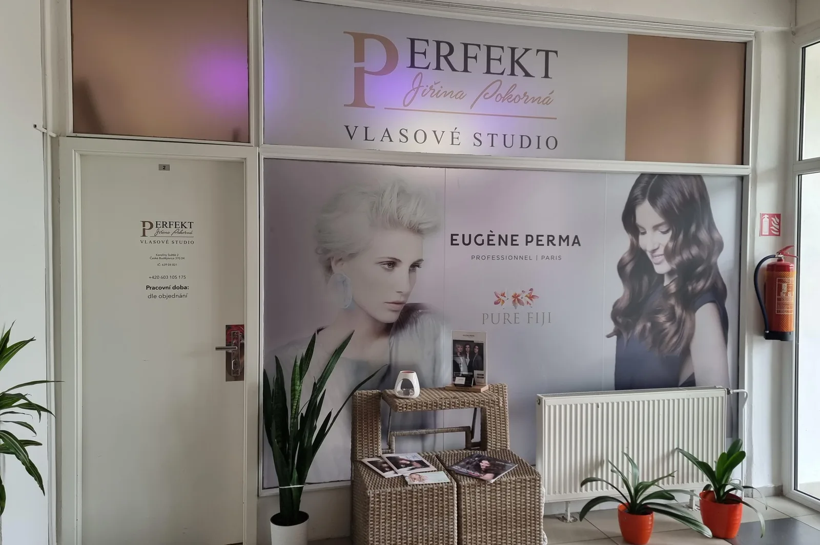 Kadeřnictví Studio Perfekt Jiřina Pokorná – interiér salonu