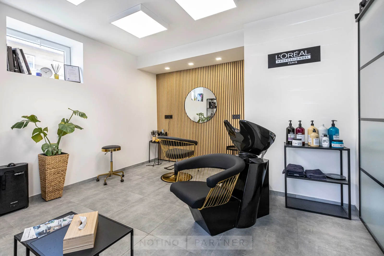 The Hair Lair Kadeřnictví – interiér salonu