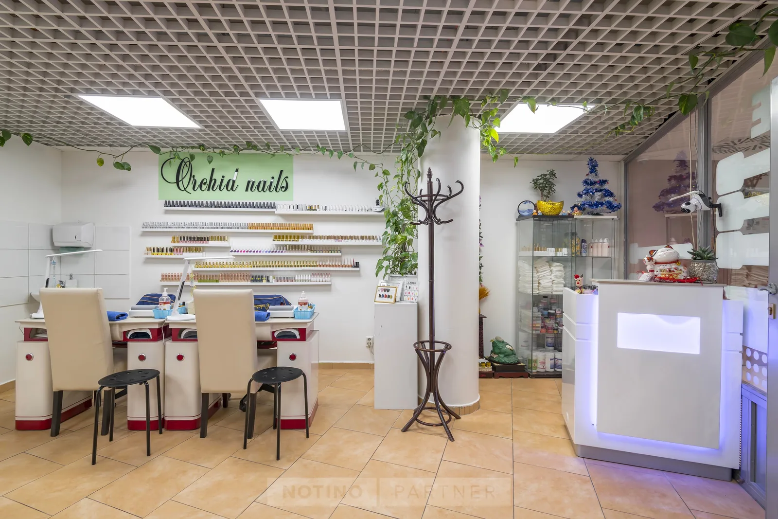 Orchid Nails – interiér salonu