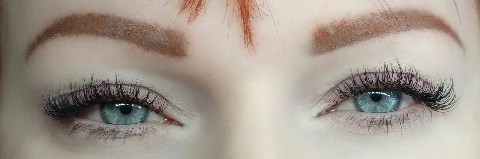 Prodlužování řas objem Volume – ukázka práce, Růžovka Beauty Rituals