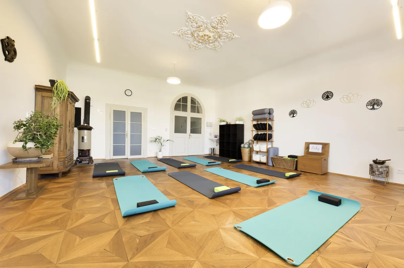 Bohemia Fit - masáže, jóga a pilates v centru Čáslavi – interiér salonu