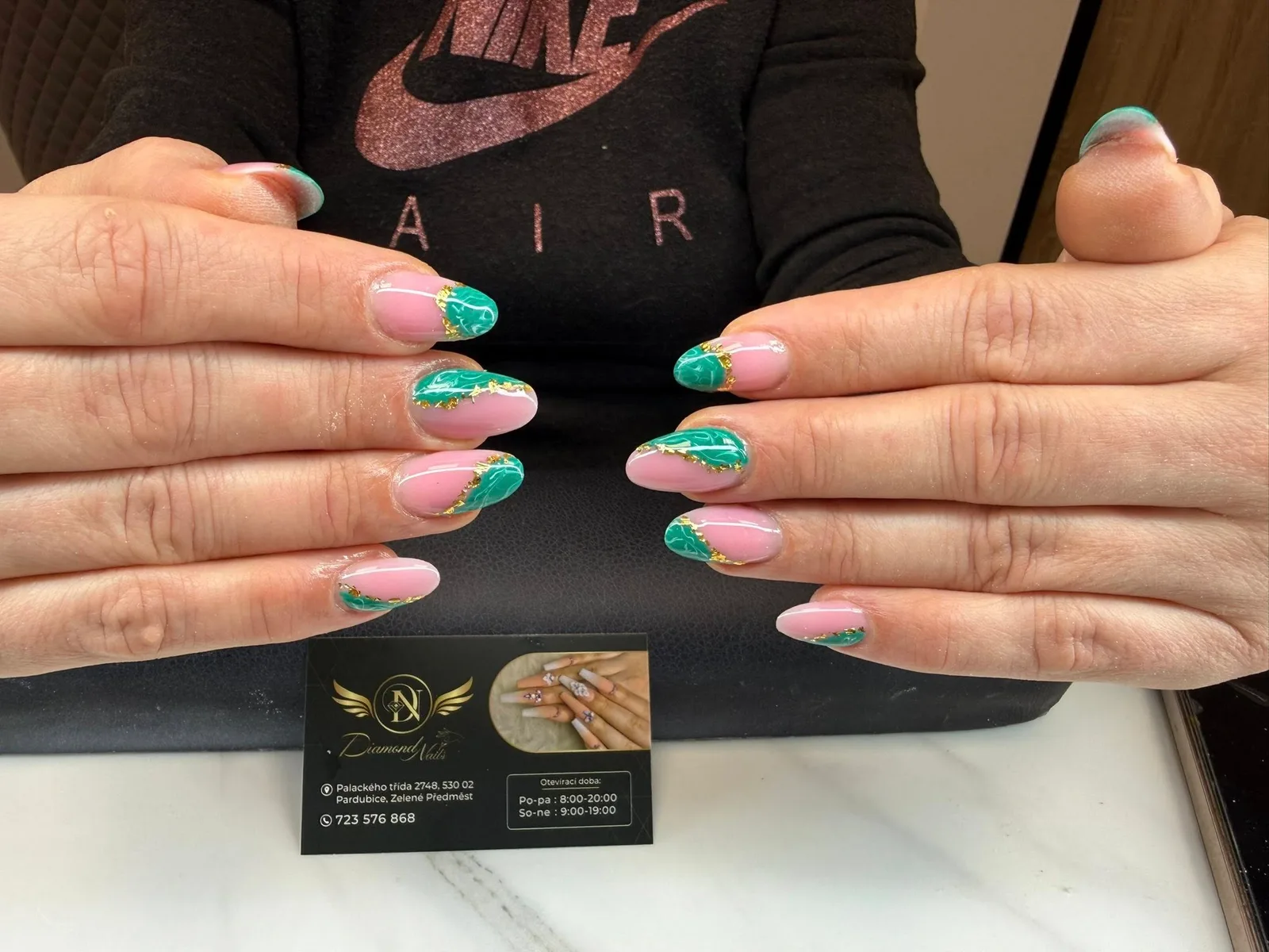 Nehty – ukázka práce, Diamond Nails