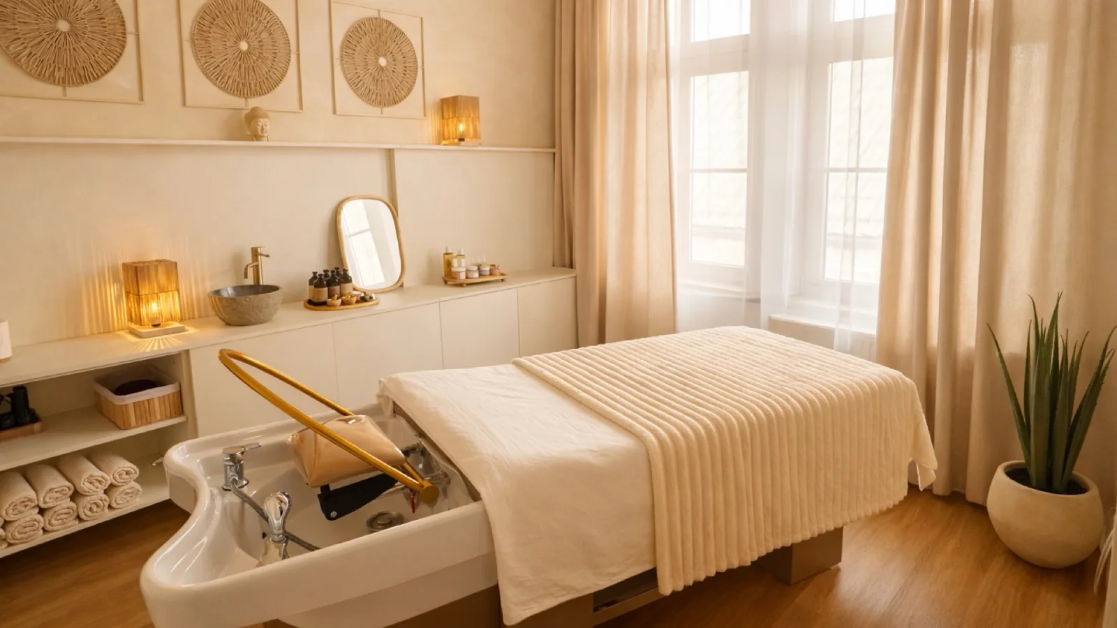 SATORI Head Spa & Therapy – interiér salonu